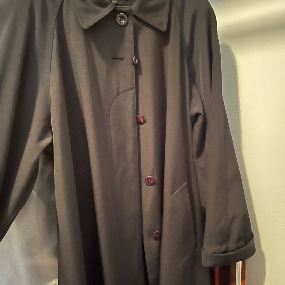 Classic Black Button-Up Coat